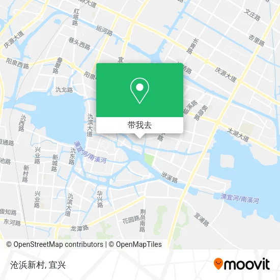 沧浜新村地图