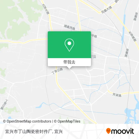 宜兴市丁山陶瓷密封件厂地图