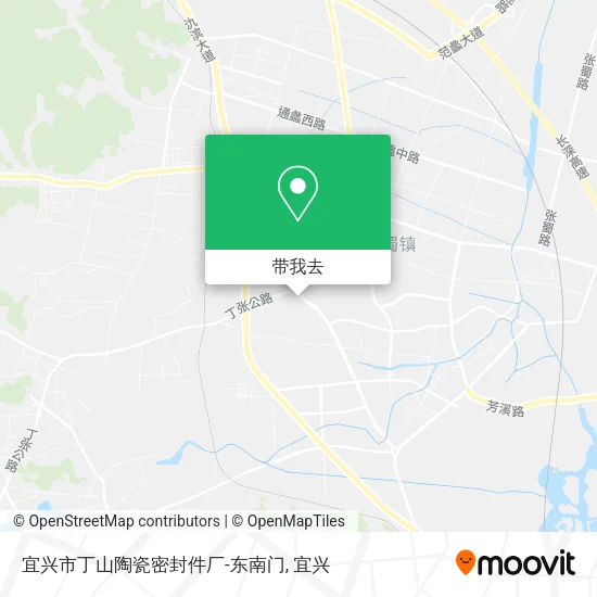 宜兴市丁山陶瓷密封件厂-东南门地图