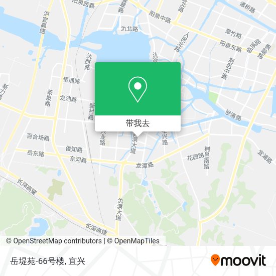 岳堤苑-66号楼地图