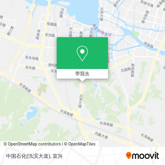 中国石化(氿滨大道)地图