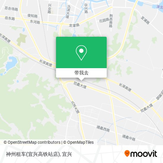 神州租车(宜兴高铁站店)地图