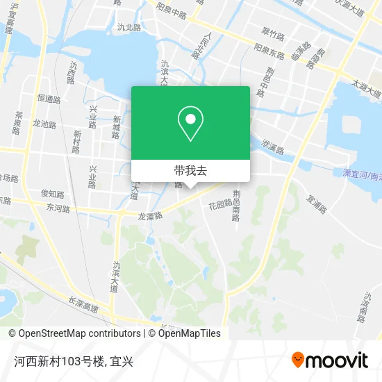 河西新村103号楼地图
