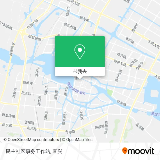 民主社区事务工作站地图