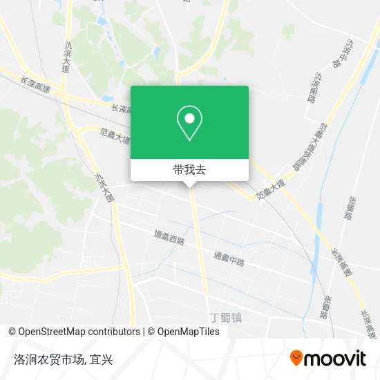 洛涧农贸市场地图