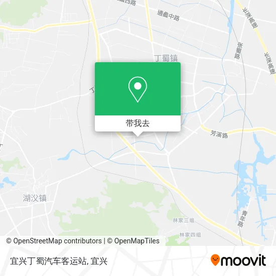 宜兴丁蜀汽车客运站地图