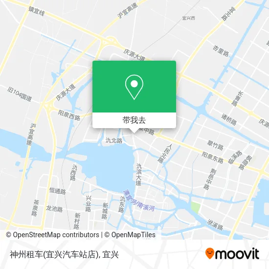 神州租车(宜兴汽车站店)地图