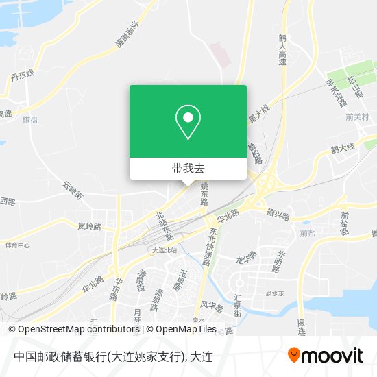 中国邮政储蓄银行(大连姚家支行)地图