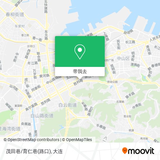 茂田巷/育仁巷(路口)地图