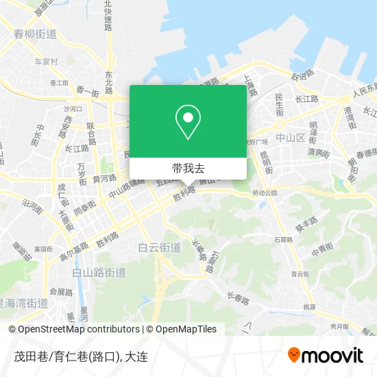 茂田巷/育仁巷(路口)地图