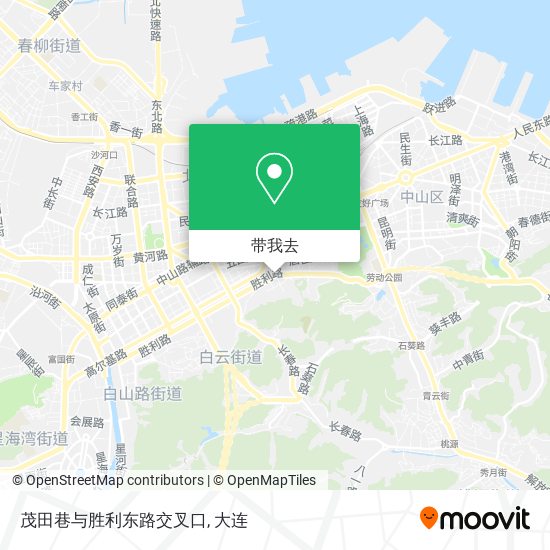 茂田巷与胜利东路交叉口地图