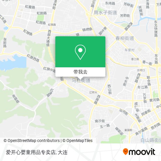 爱开心婴童用品专卖店地图