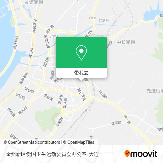 金州新区爱国卫生运动委员会办公室地图