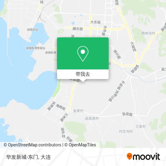 华发新城-东门地图