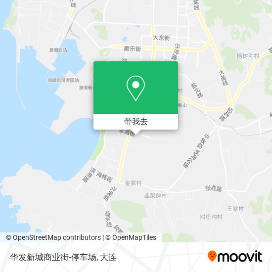 华发新城商业街-停车场地图