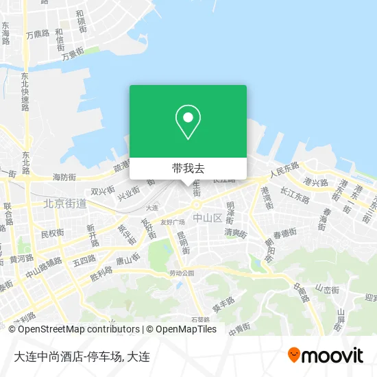 大连中尚酒店-停车场地图