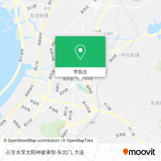 占呈水泵太阳神健康馆-东北门地图