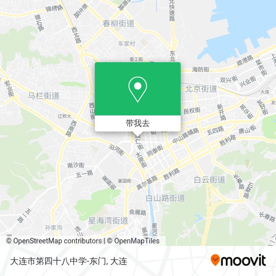 大连市第四十八中学-东门地图