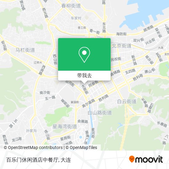 百乐门休闲酒店中餐厅地图