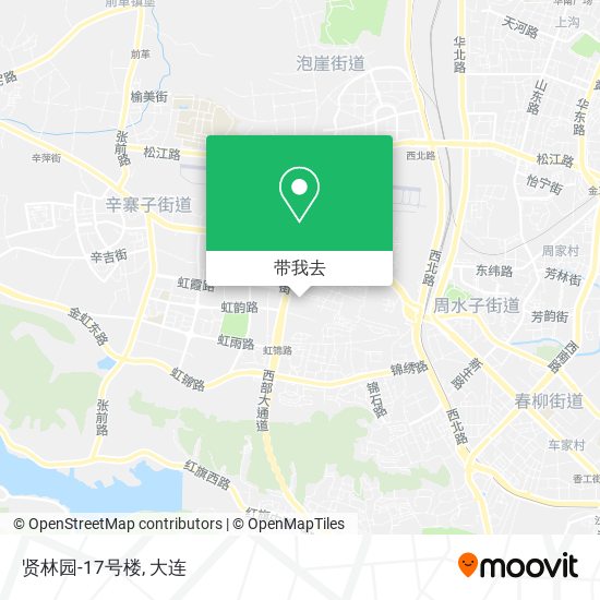 贤林园-17号楼地图