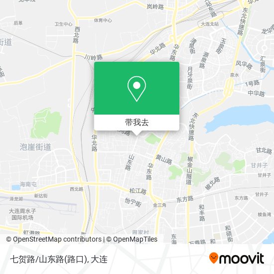 七贺路/山东路(路口)地图