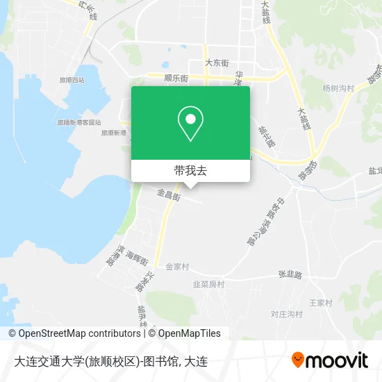 大连交通大学(旅顺校区)-图书馆地图