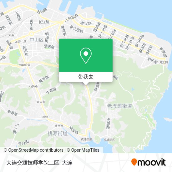 大连交通技师学院二区地图