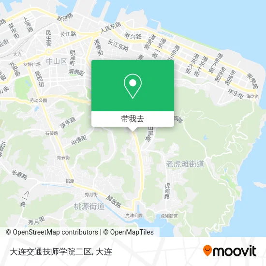 大连交通技师学院二区地图