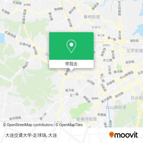 大连交通大学-足球场地图