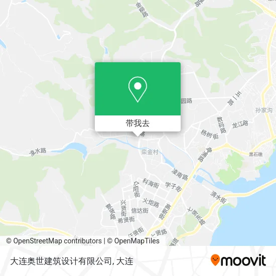 大连奥世建筑设计有限公司地图