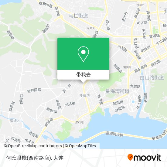何氏眼镜(西南路店)地图