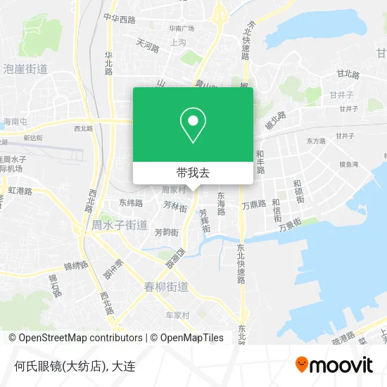 何氏眼镜(大纺店)地图