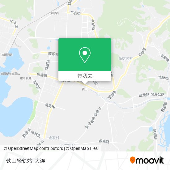 铁山轻轨站地图