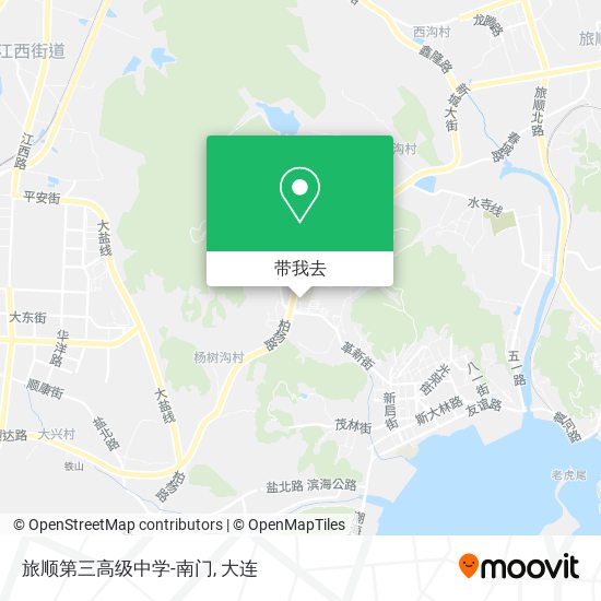 旅顺第三高级中学-南门地图