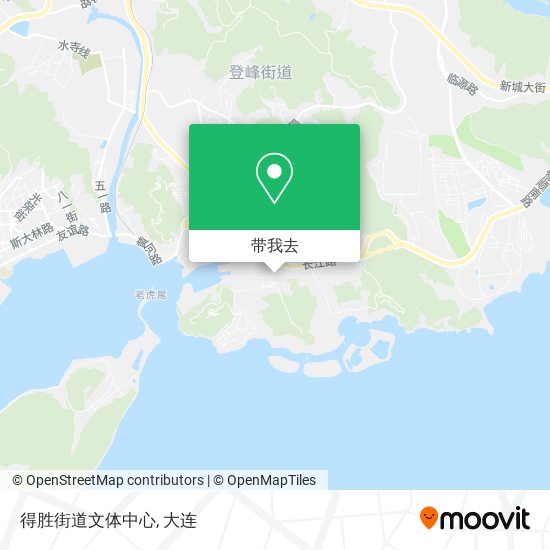 得胜街道文体中心地图