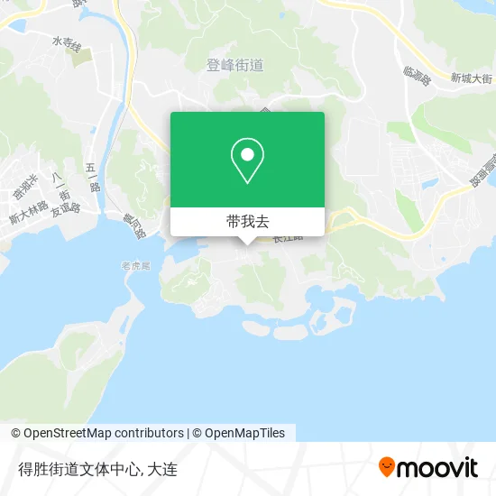 得胜街道文体中心地图