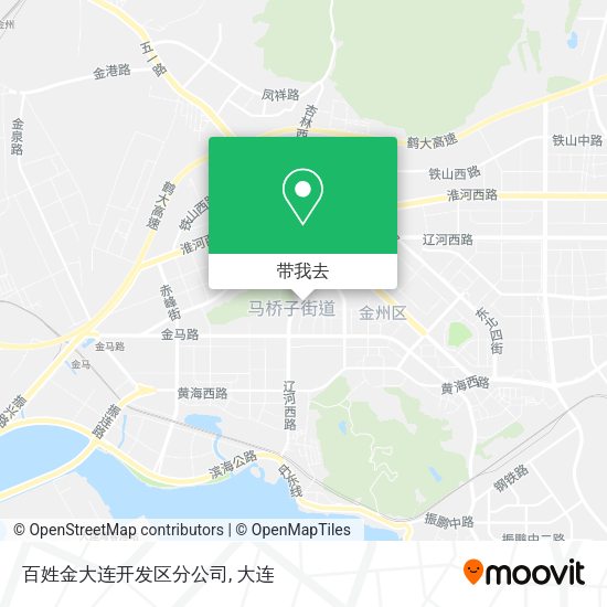 百姓金大连开发区分公司地图