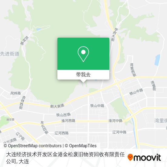大连经济技术开发区金港金松废旧物资回收有限责任公司地图