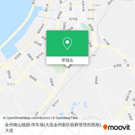 金州南山陵园-停车场(大连金州新区殡葬管理所西南)地图