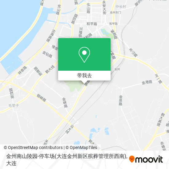 金州南山陵园-停车场(大连金州新区殡葬管理所西南)地图