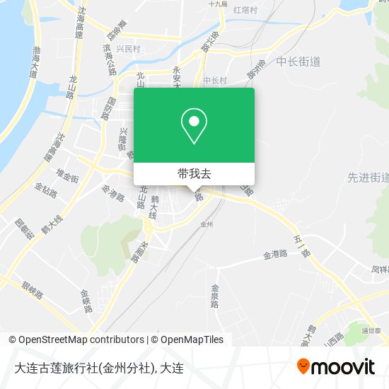 大连古莲旅行社(金州分社)地图
