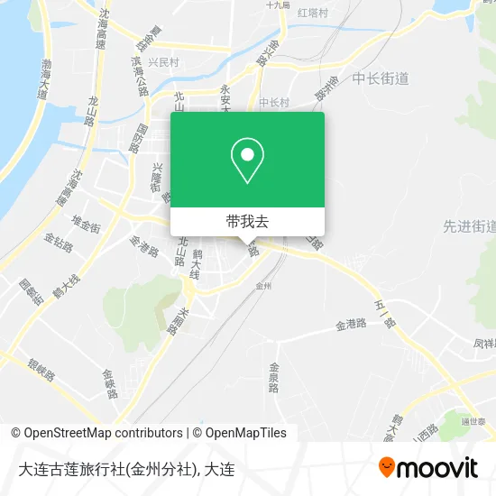 大连古莲旅行社(金州分社)地图
