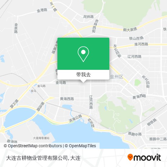 大连古耕物业管理有限公司地图