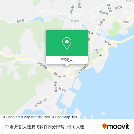 中通快递(大连腾飞软件园分部营业部)地图
