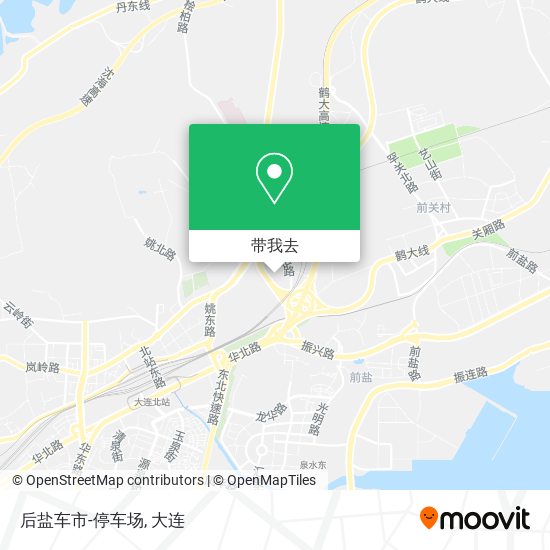 后盐车市-停车场地图