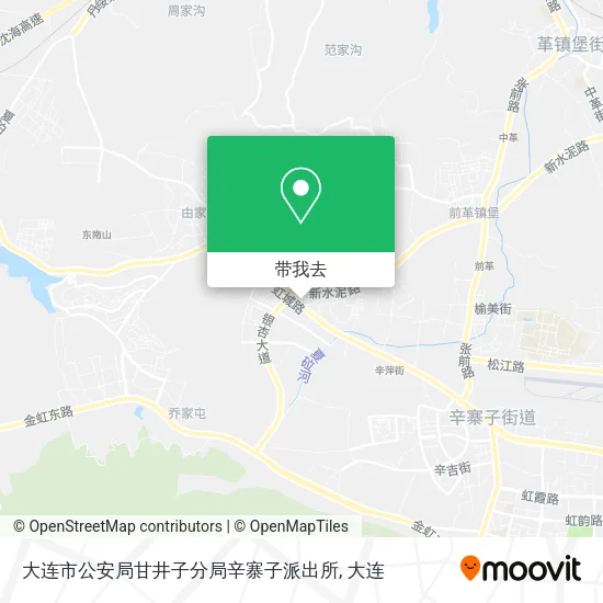 大连市公安局甘井子分局辛寨子派出所地图