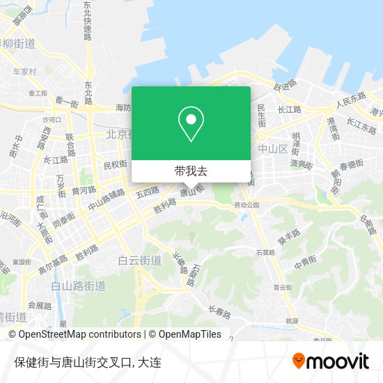 保健街与唐山街交叉口地图