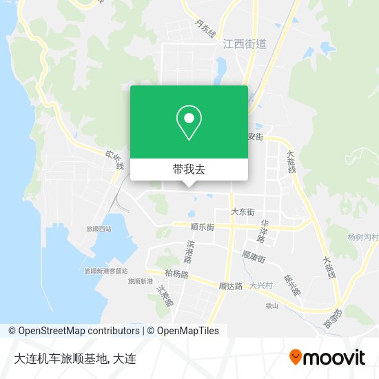 大连机车旅顺基地地图