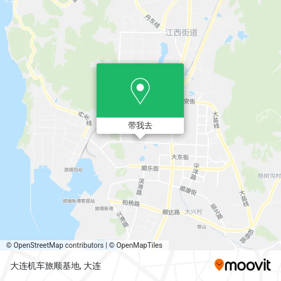 大连机车旅顺基地地图