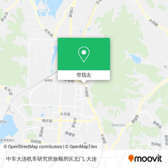 中车大连机车研究所旅顺所区北门地图